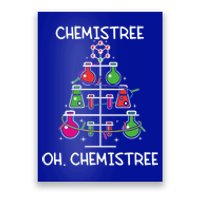 Chemistree Ugly Christmas Tree Chemistry Science Pun Funny Gift Poster