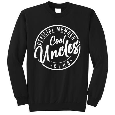 Cool Uncles Club Vintage Fathers Day Sweatshirt