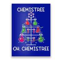 Chemistree Ugly Christmas Tree Sweater Chemistry Science Pun Gift Poster