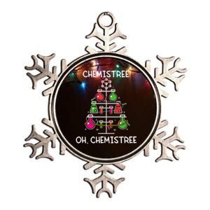 Chemistree Ugly Christmas Tree Sweater Chemistry Science Pun Gift Metallic Star Ornament