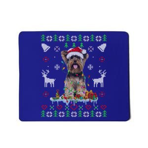 Cute Ugly Christmas Santa Yorkshire Terrier Dog Xmas Gift Mousepad