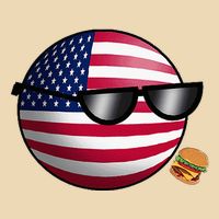 Countryballs Usa Drawstring Bag