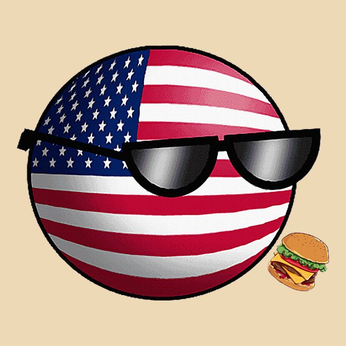Countryballs Usa Drawstring Bag