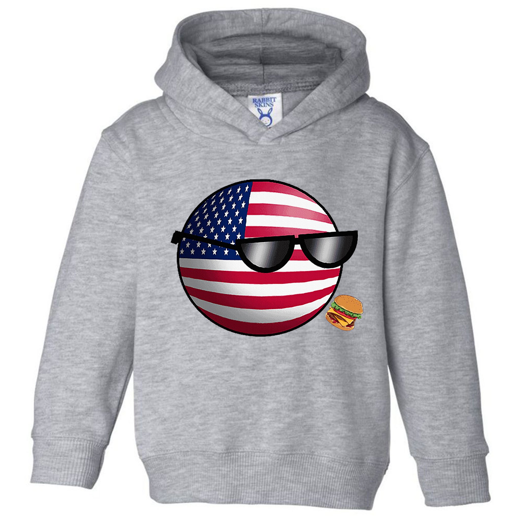 Countryballs Usa Toddler Hoodie
