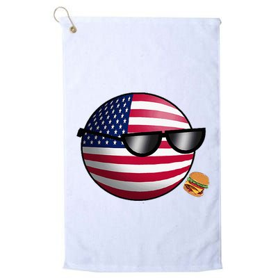 Countryballs Usa Golf Towel