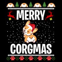 Corgi Ugly Christmas Merry Corgmas Santa Corgi Visor