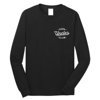 Cool Uncles Club Best Uncle Ever Funny Pocket Fathers Day Long Sleeve Shirt