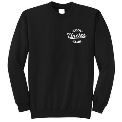 Cool Uncles Club Best Uncle Ever Funny Pocket Fathers Day Sweatshirt