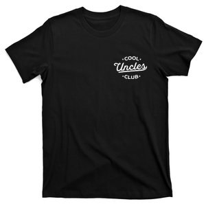 Cool Uncles Club Best Uncle Ever Funny Pocket Fathers Day T-Shirt