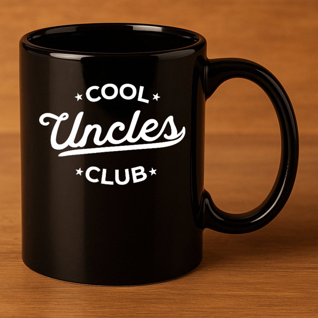 Cool Uncles Club Best Uncle Ever Funny Pocket Fathers Day 11oz C Handle Ceramic Mug