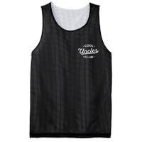 Cool Uncles Club Best Uncle Ever Funny Pocket Fathers Day Mesh Reversible Basketball Jersey Tank