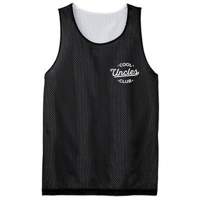 Cool Uncles Club Best Uncle Ever Funny Pocket Fathers Day Mesh Reversible Basketball Jersey Tank