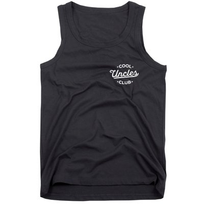 Cool Uncles Club Best Uncle Ever Funny Pocket Fathers Day Tank Top