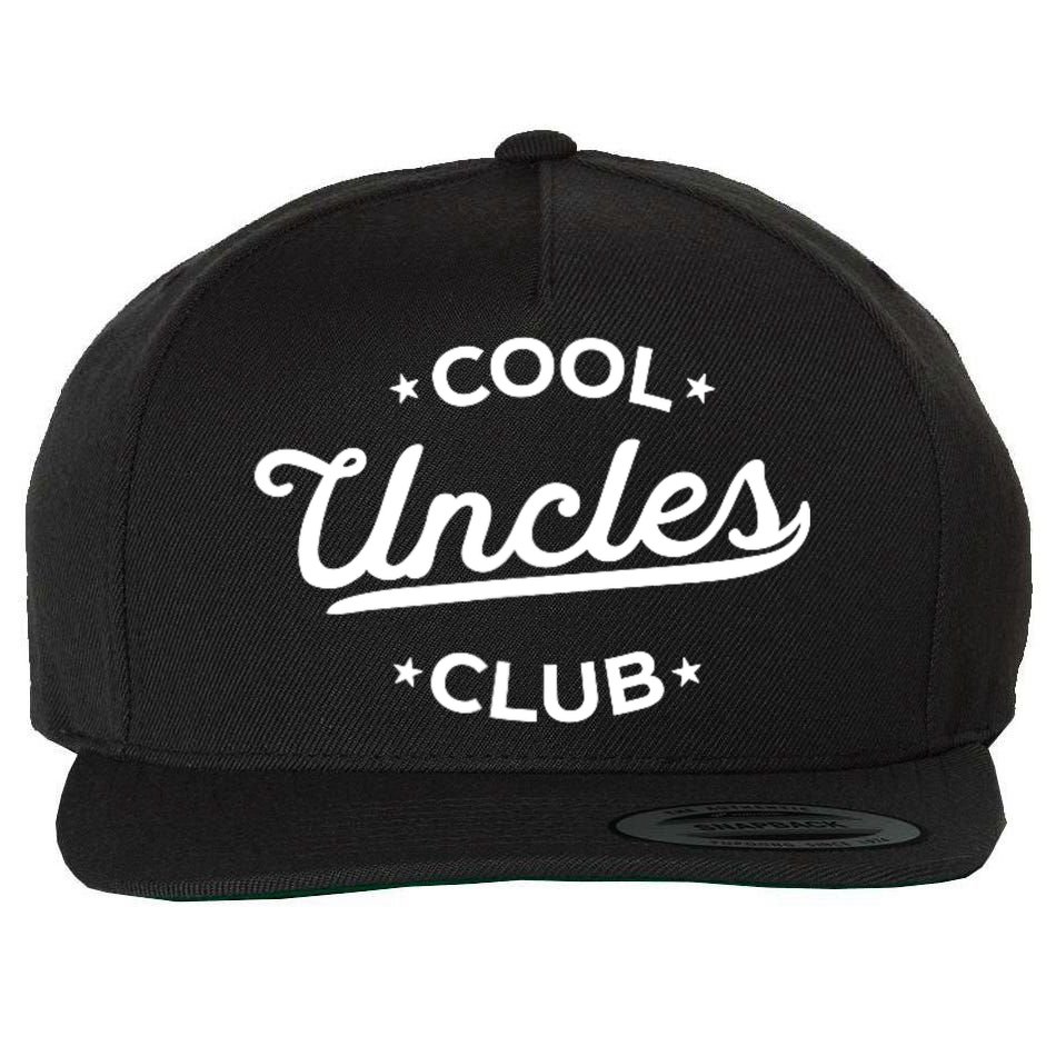 Cool Uncles Club Best Uncle Ever Funny Pocket Fathers Day Wool Snapback Cap