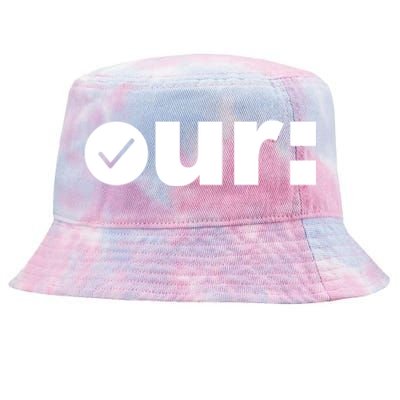 Check Ur Colon Cancer Awareness Colonoscopy Colorectal Blue Meaningful Gift Tie-Dyed Bucket Hat