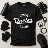 Cool Uncles Club Best Uncle Ever Funny Pocket Cooling Performance Crew T-Shirt
