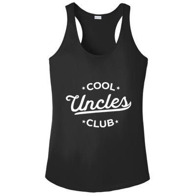 Cool Uncles Club Best Uncle Ever Funny Pocket Ladies PosiCharge Competitor Racerback Tank