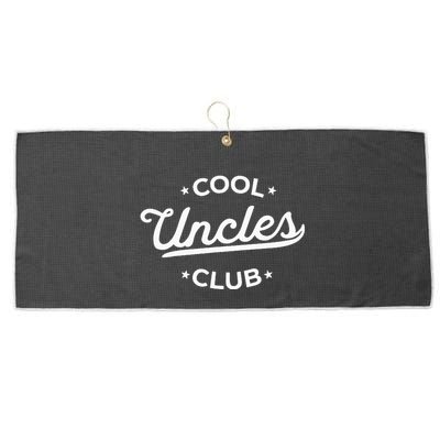 Cool Uncles Club Best Uncle Ever Funny Pocket Large Microfiber Waffle Golf Towel