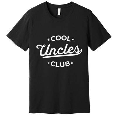 Cool Uncles Club Best Uncle Ever Funny Pocket Premium T-Shirt