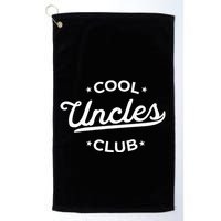 Cool Uncles Club Best Uncle Ever Funny Pocket Golf Towel