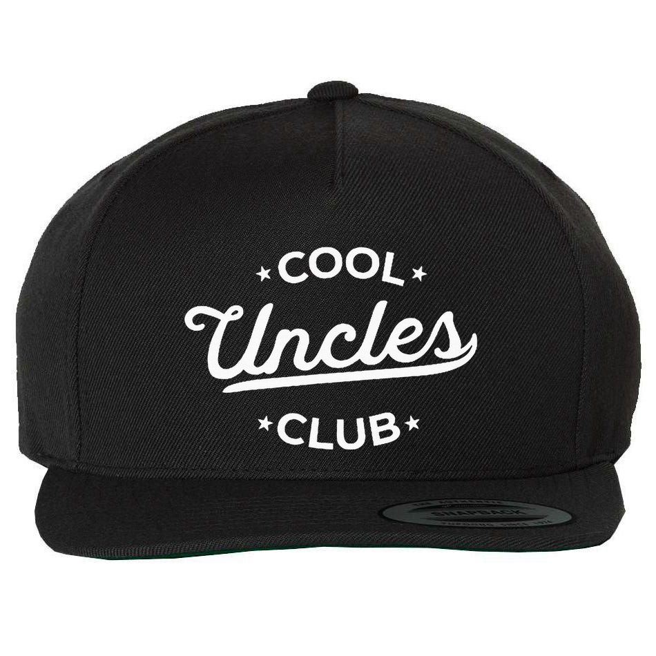 Cool Uncles Club Best Uncle Ever Funny Pocket Wool Snapback Cap