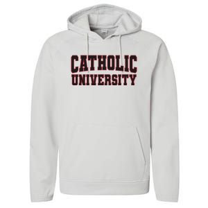 Catholic University Performance Fleece Hoodie