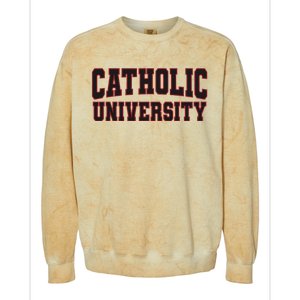 Catholic University Colorblast Crewneck Sweatshirt