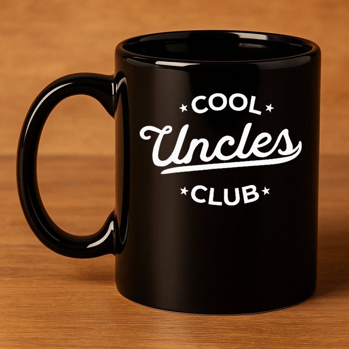 Cool Uncles Club Best Uncle Ever Funny Pocket Fathers Day 11oz C Handle Ceramic Mug