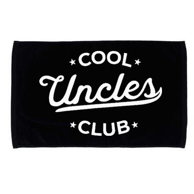 Cool Uncles Club Best Uncle Ever Funny Pocket Fathers Day Microfiber Hand Towel