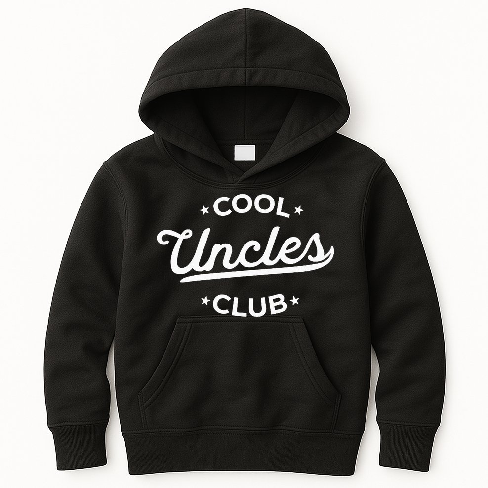 Cool Uncles Club Best Uncle Ever Funny Pocket Fathers Day Kids Hoodie