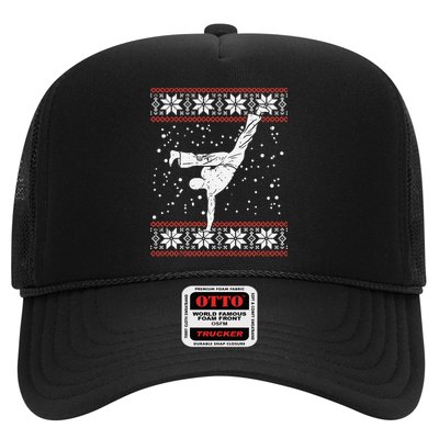 Capoeira Ugly Christmas Sweater Martial Arts Fighter Gift Trucker Hat