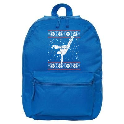 Capoeira Ugly Christmas Sweater Martial Arts Fighter Gift 16 in Basic Backpack