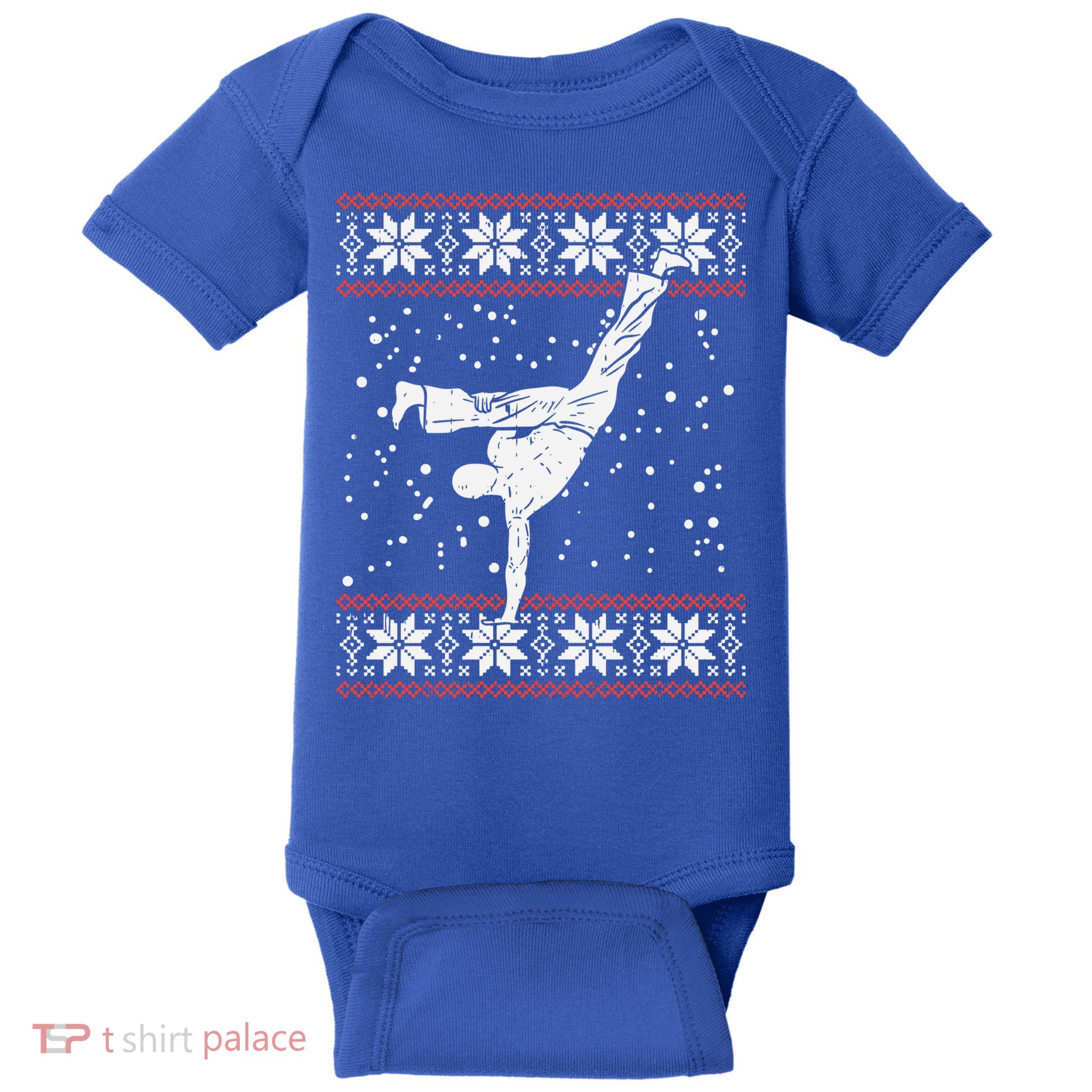 Capoeira Ugly Christmas Sweater Martial Arts Fighter Gift Baby Bodysuit