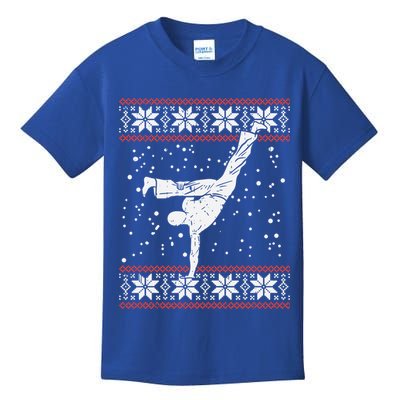 Capoeira Ugly Christmas Sweater Martial Arts Fighter Gift Kids T-Shirt