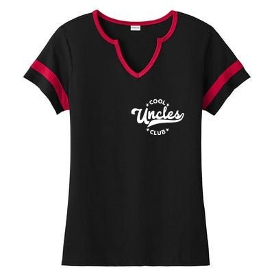 Cool Uncles Club Emblem Ladies Halftime Notch Neck Tee