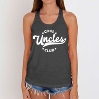 Cool Uncles Club Emblem Women's Knotted Racerback Tank