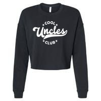 Cool Uncles Club Emblem Cropped Pullover Crew