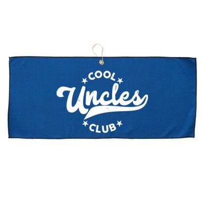 Cool Uncles Club Emblem Large Microfiber Waffle Golf Towel