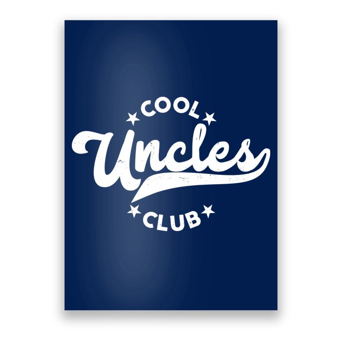 Cool Uncles Club Emblem Poster