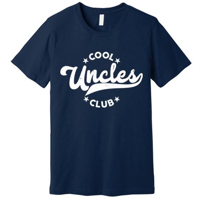 Cool Uncles Club Emblem Premium T-Shirt