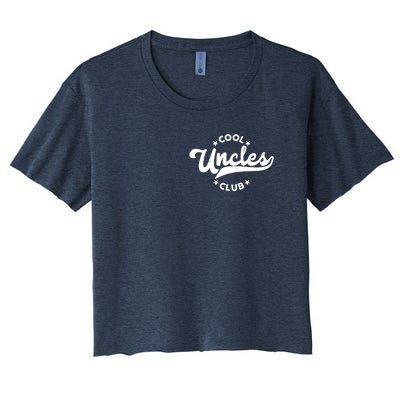 Cool Uncles Club Emblem Women's Crop Top Tee