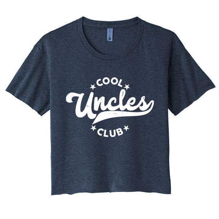 Cool Uncles Club Emblem Crop Top