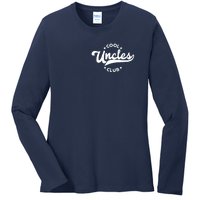 Cool Uncles Club Emblem Ladies Long Sleeve Shirt