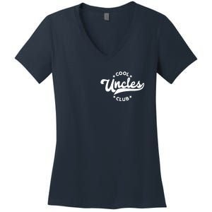 Cool Uncles Club Emblem Women's V-Neck T-Shirt