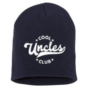 Cool Uncles Club Emblem Short Acrylic Beanie