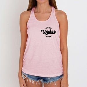 Cool Uncles Club Emblem Women's Knotted Racerback Tank