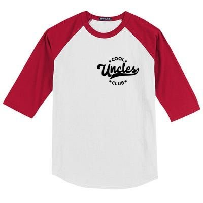 Cool Uncles Club Emblem Kids Colorblock Raglan Jersey