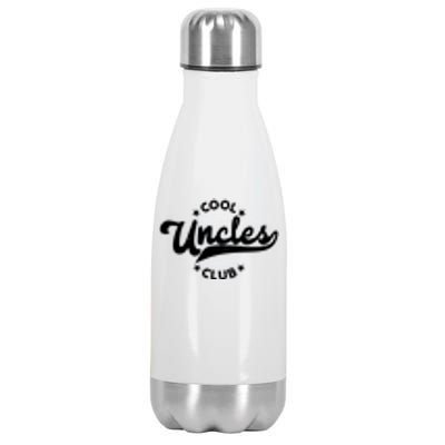 Cool Uncles Club Emblem Stainless Steel Insulated Water Bottle