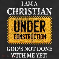 Christian Under Construction Funny Christian Cool Comfort Performance Bucket Hat