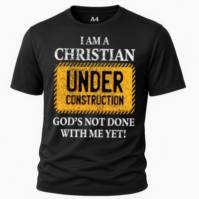 Christian Under Construction Funny Christian Performance Shirt